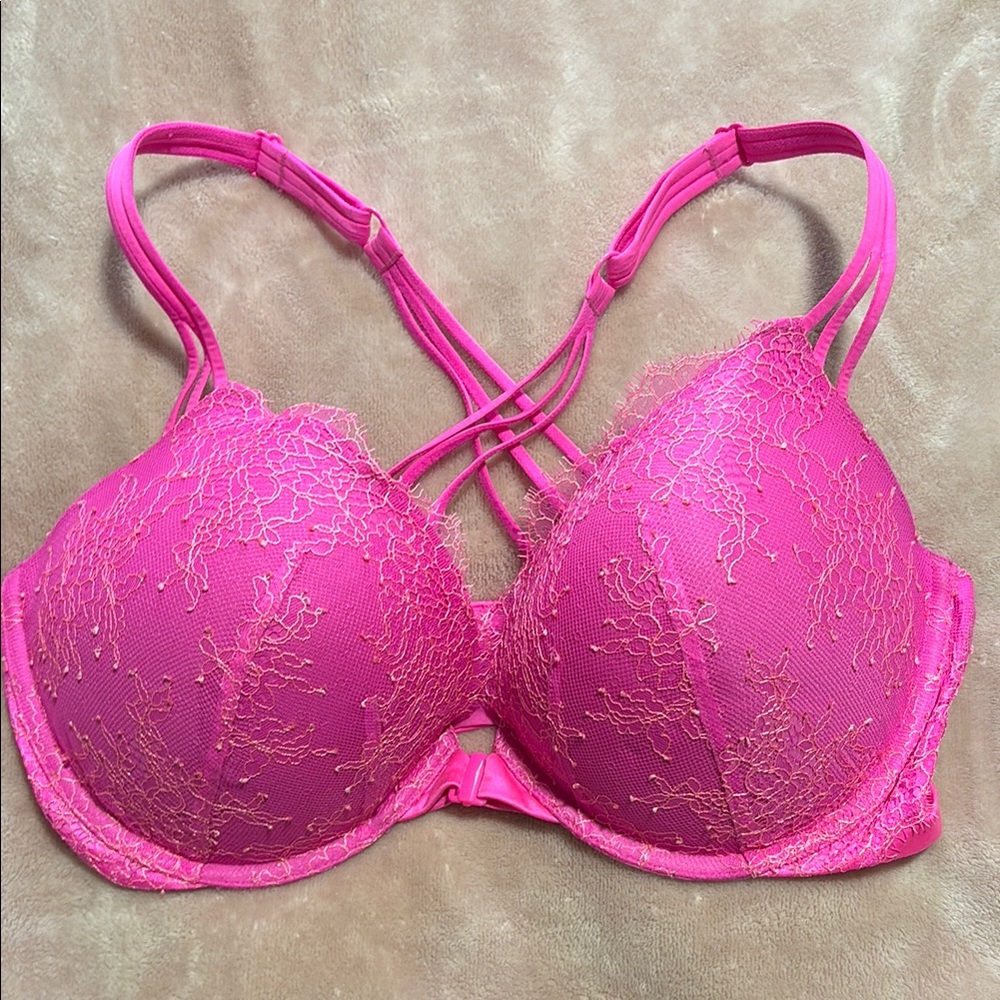 Victoria's Secret Pink Lace Underwire Bra